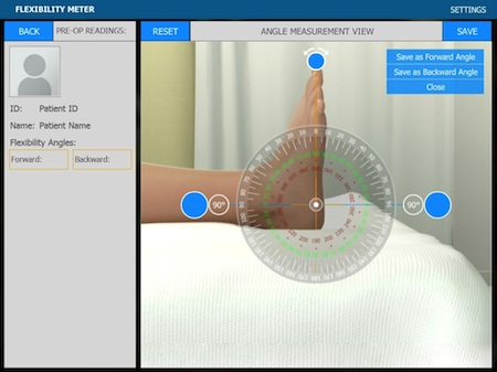 Gyroscope - Flexibility Meter