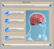 MedIQuiz - Which is the biggest part of the human brain?