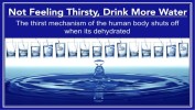 Did you Know - Drink water when not thirsty