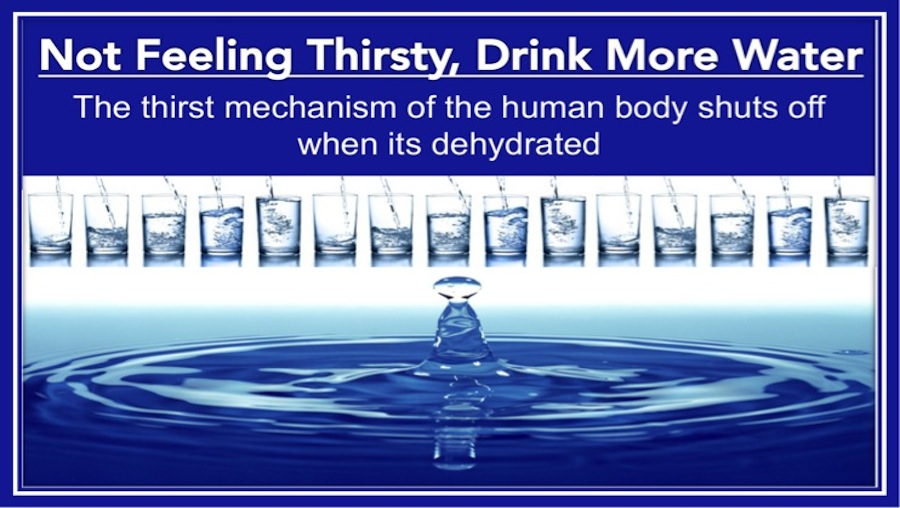 Did you Know - Drink water when not thirsty