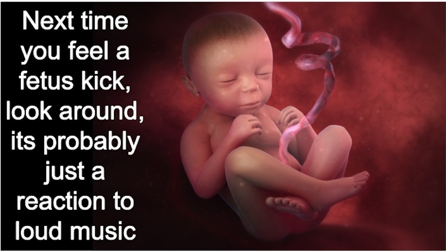 Did you Know - Fetus kick in response to loud sound