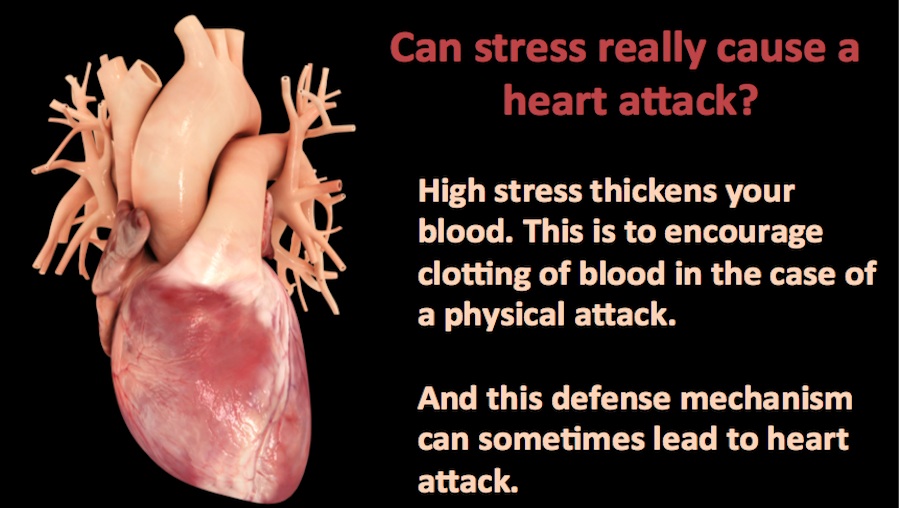 Chronic stress can cause heart trouble