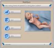 Bones in a new born infant - MedIQuiz-76