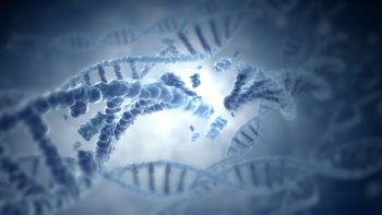 3D Medical Animation Still Depicting DNA Damage