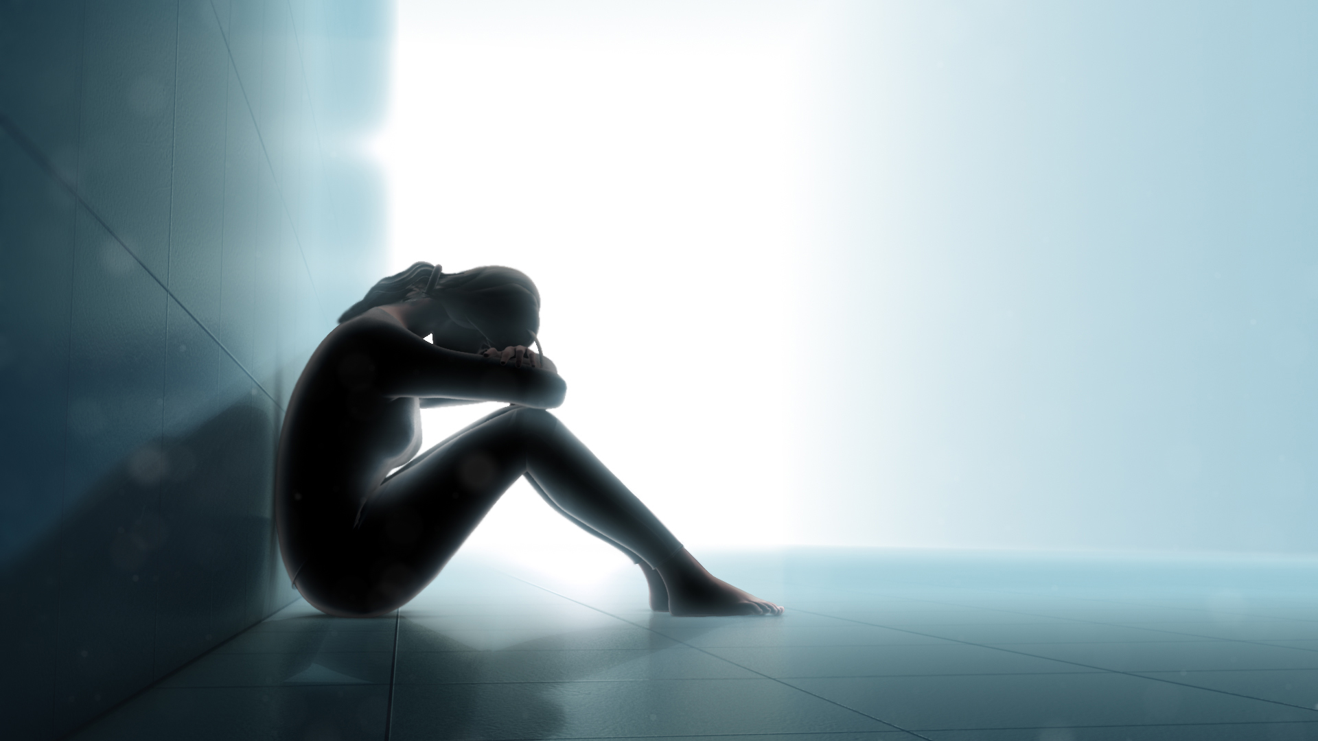 Medical Animation Illustrating A Person With Depression